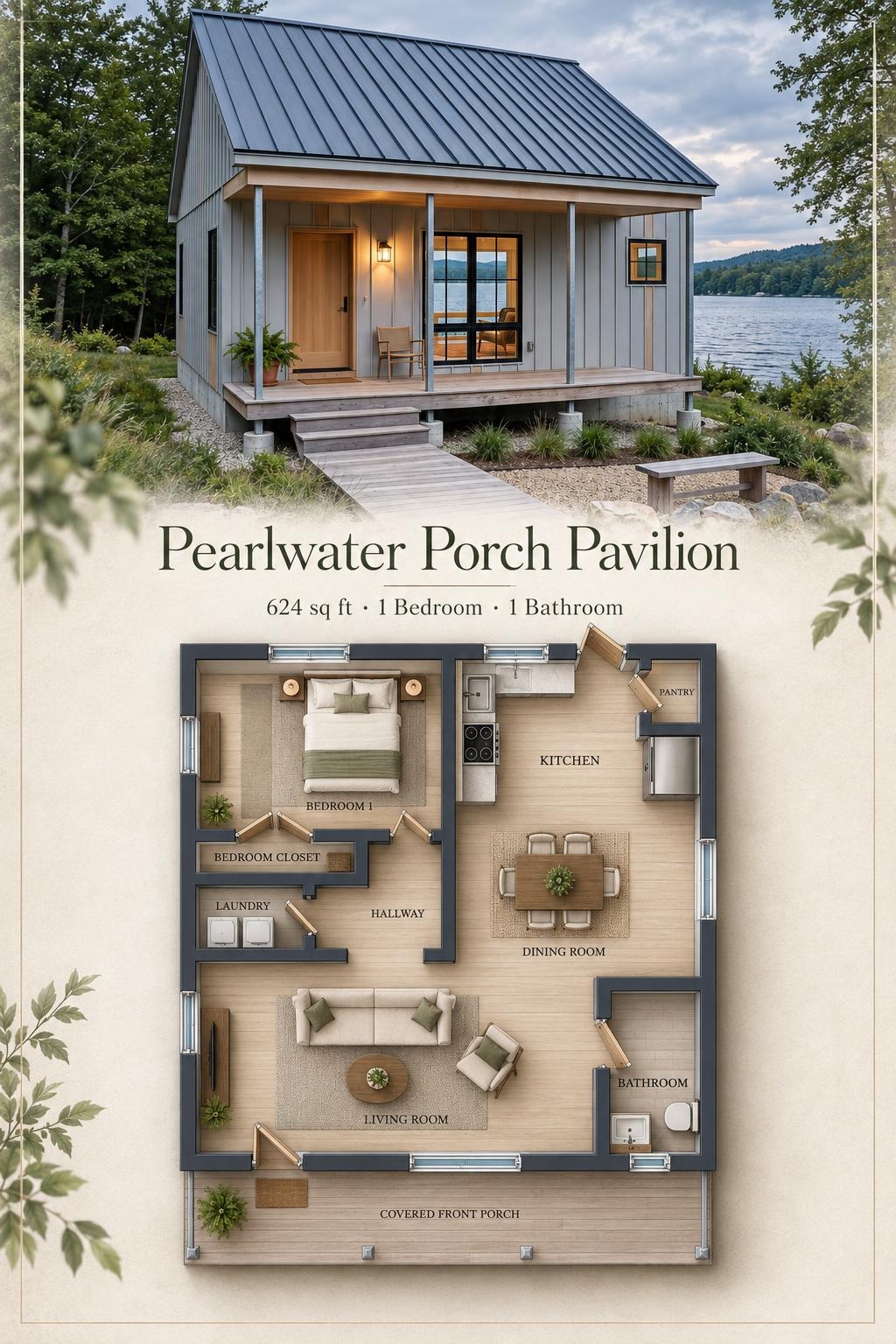 Pearlwater Porch Pavilion Floor Plan