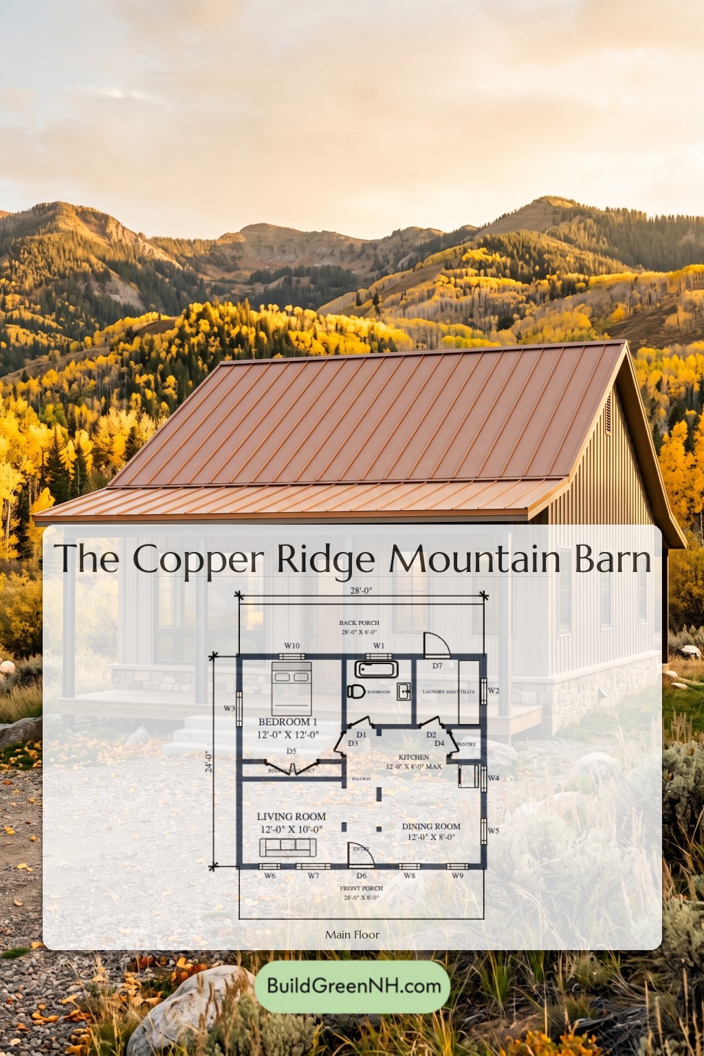 Copper Ridge Mountain Barn Floor Plan