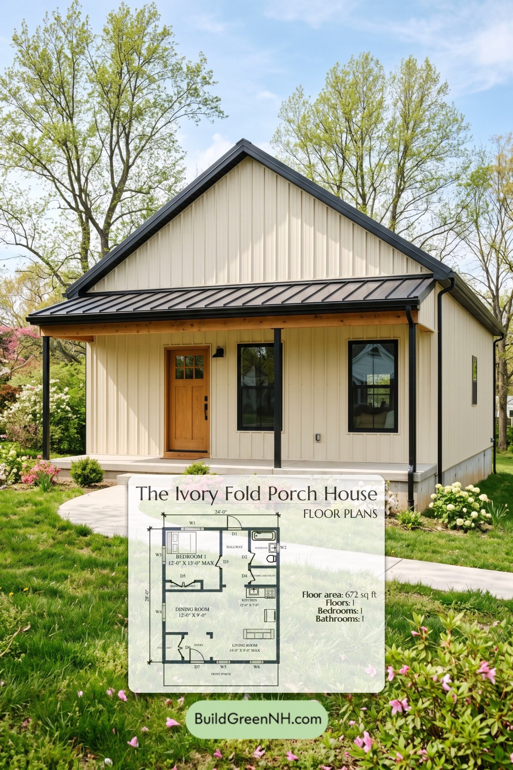 Ivory Fold Porch House Floor Plan