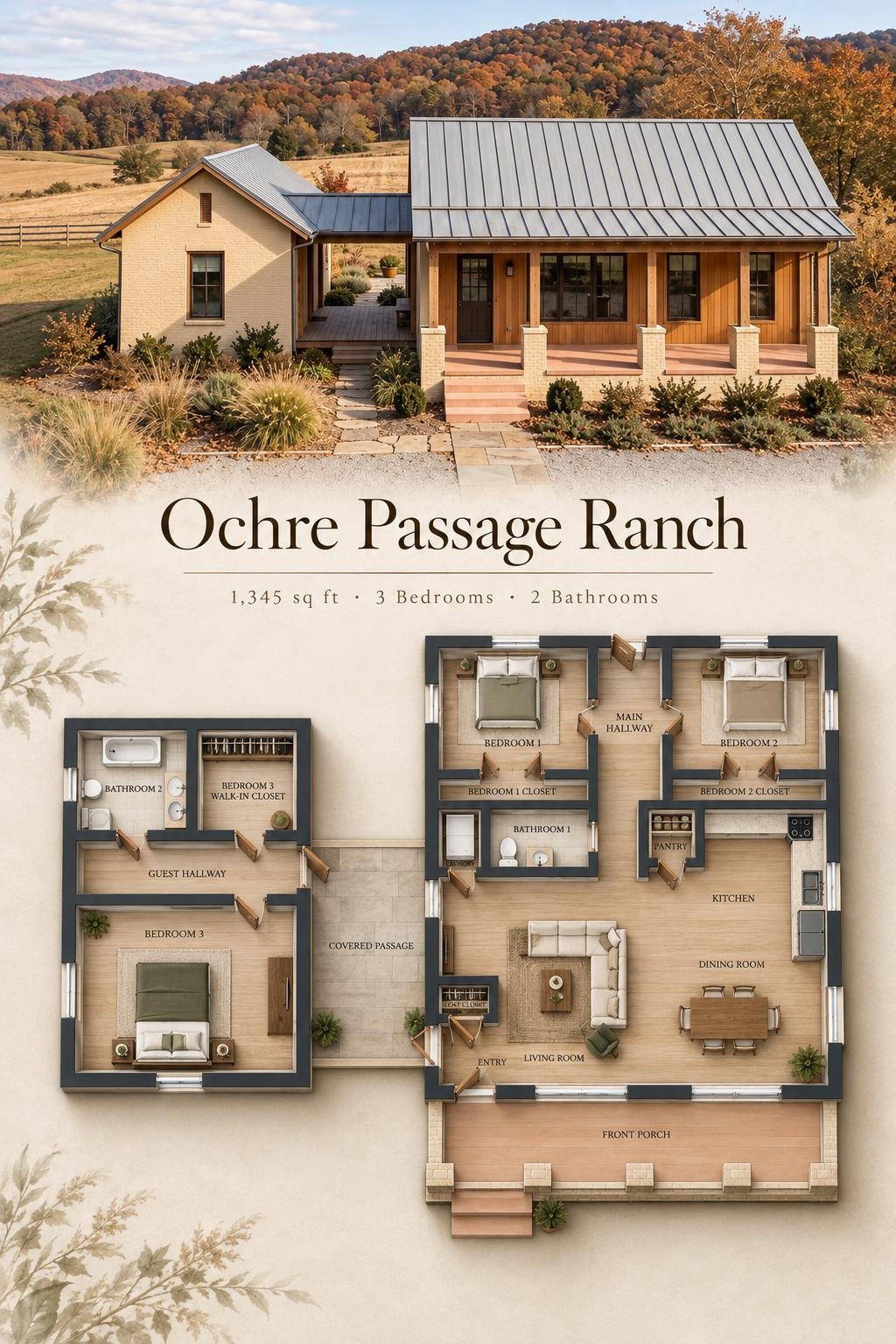 Ochre Passage Ranch Floor Plan