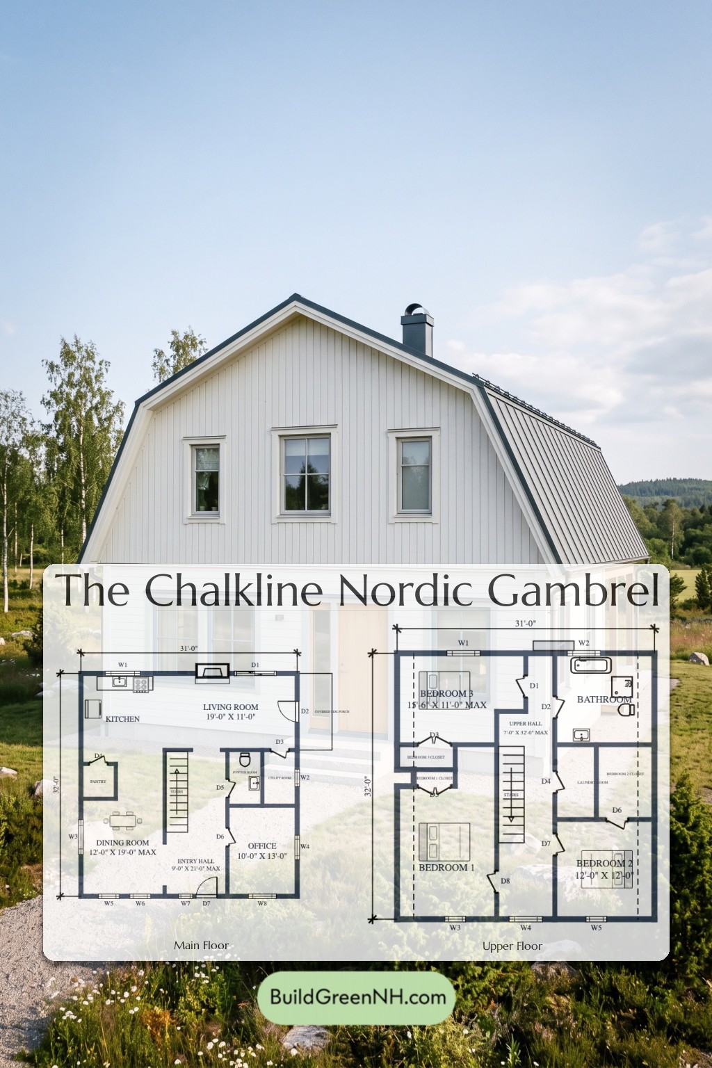 Chalkline Nordic Gambrel Floor Plan
