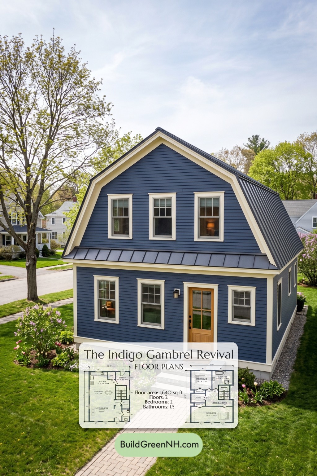 Indigo Gambrel Revival Floor Plan