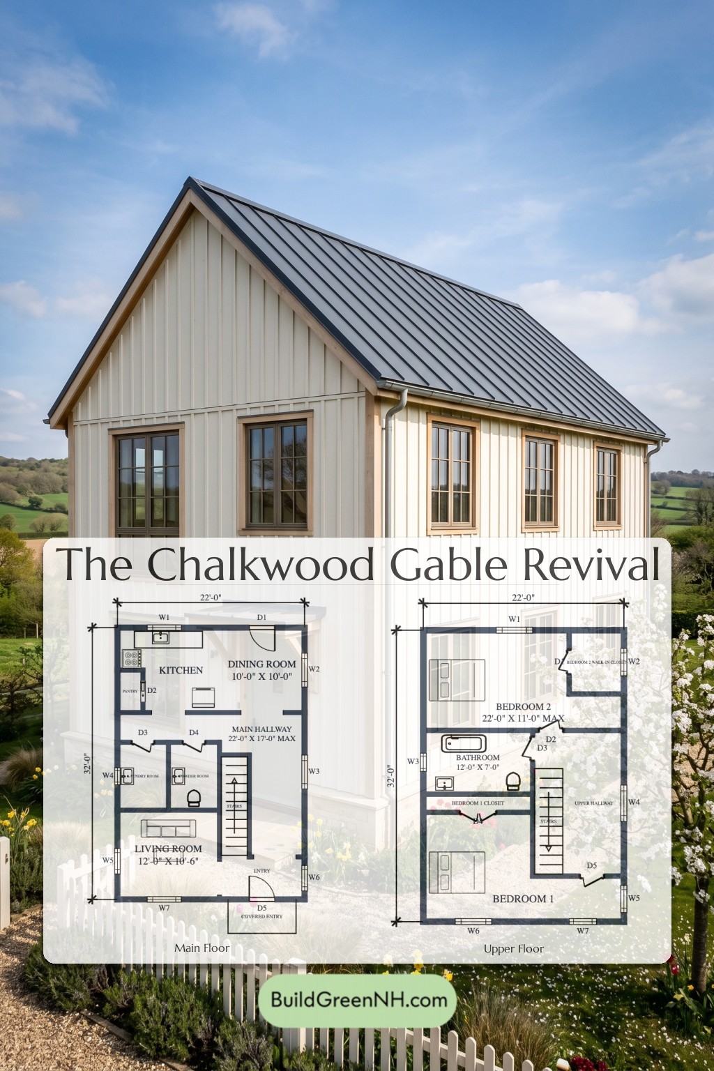 Chalkwood Gable Revival Floor Plan