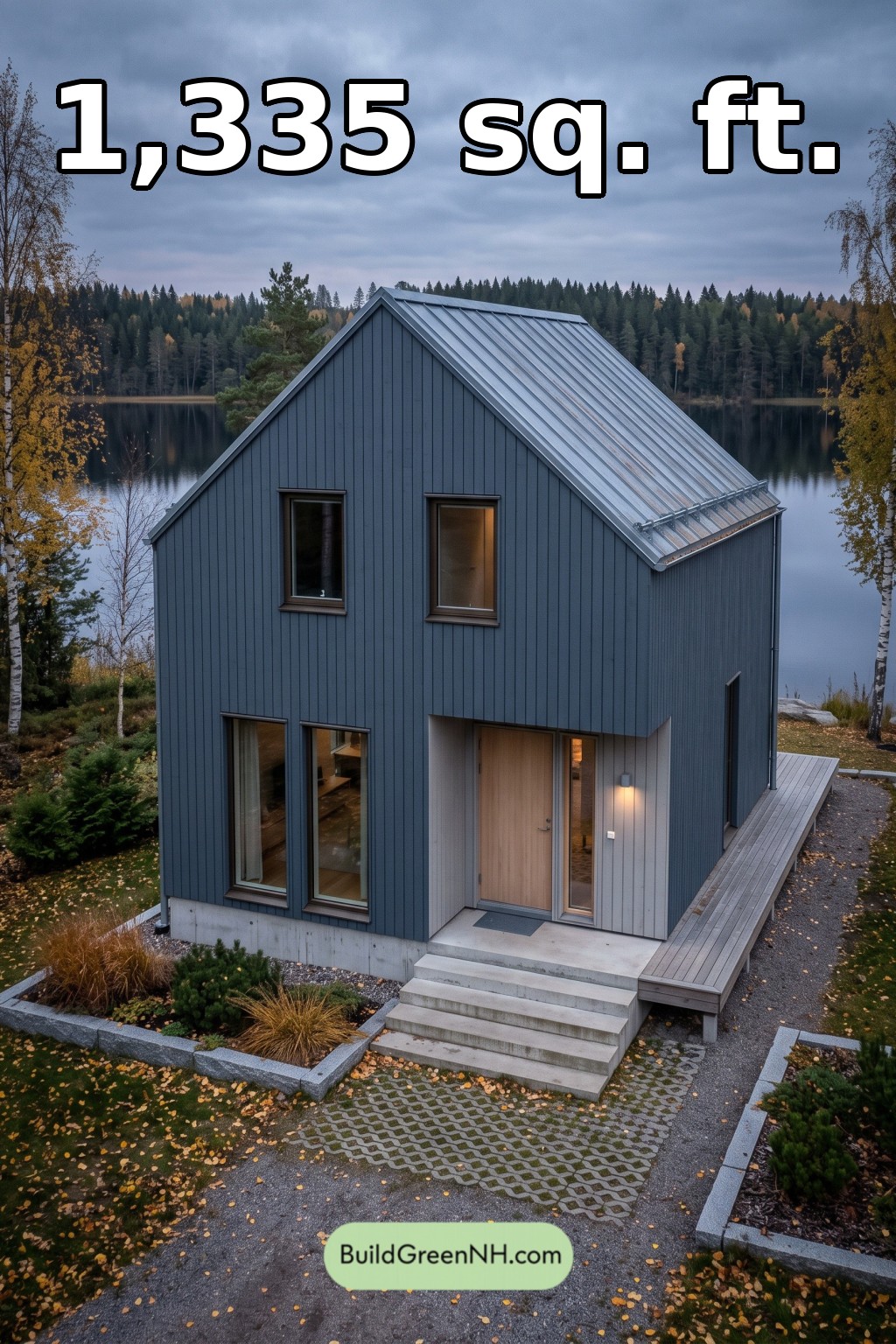 Slate-and-Ash Compact Barn Floor Plan