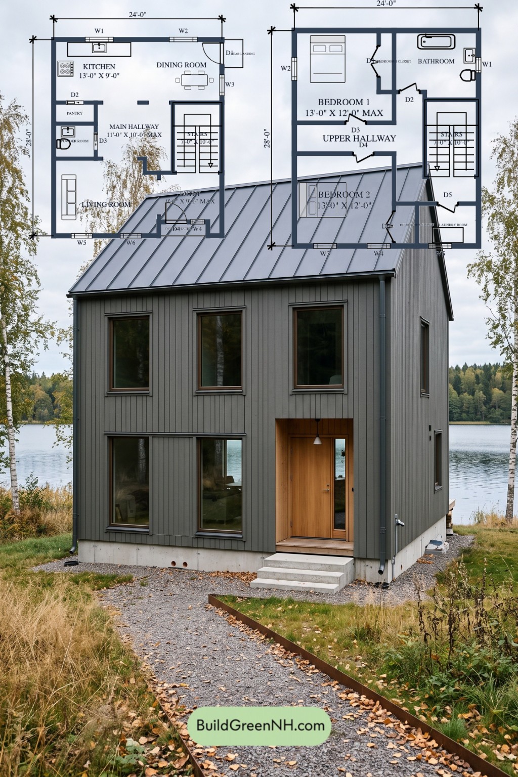 Graphite Gable House Floor Plan