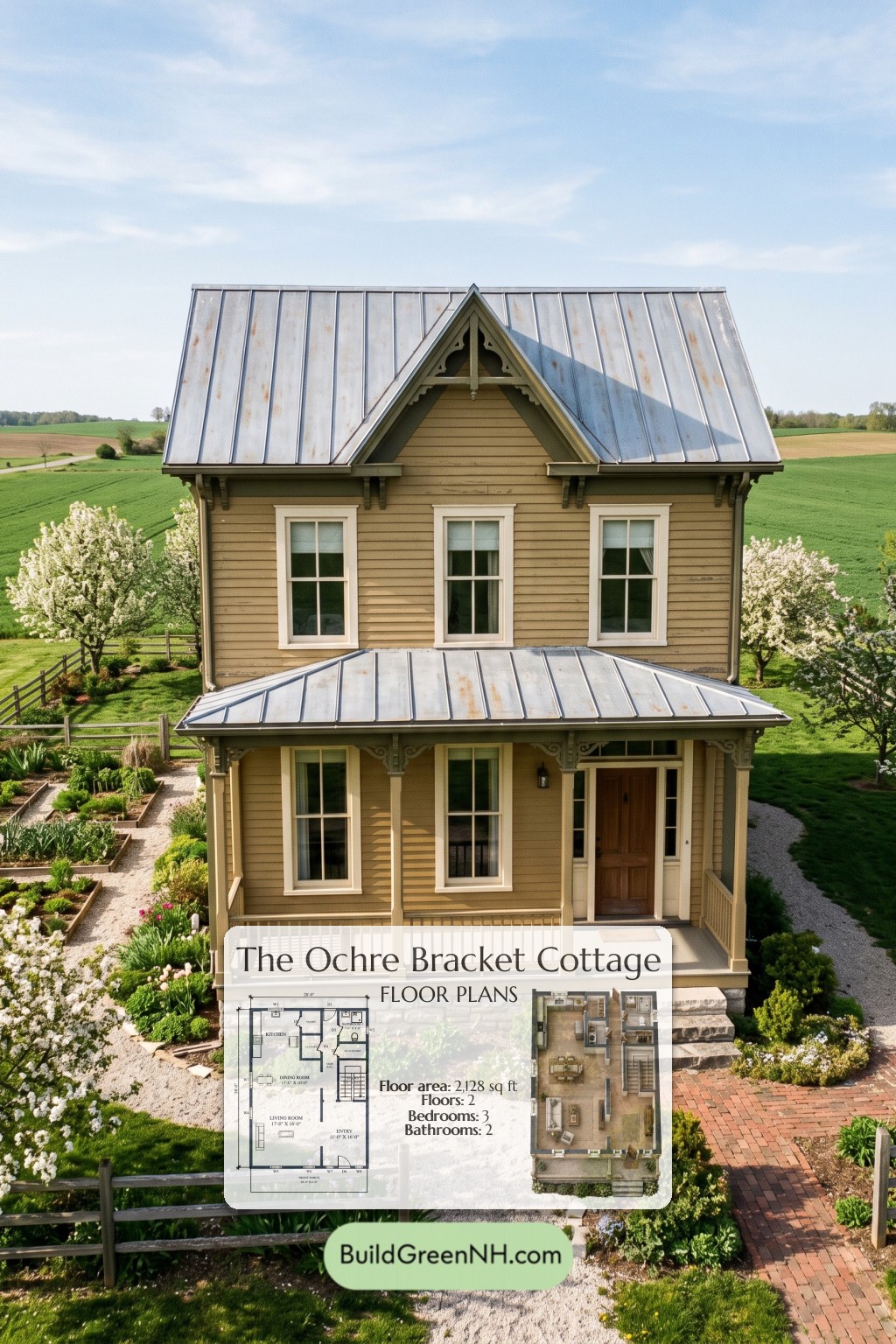 Ochre Bracket Cottage Floor Plan