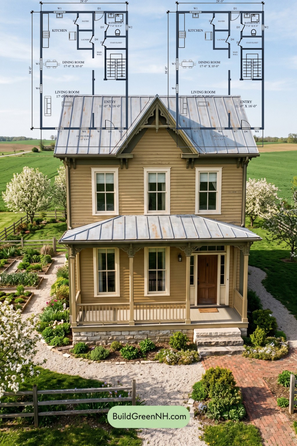 Ochre Bracket Cottage Floor Plan