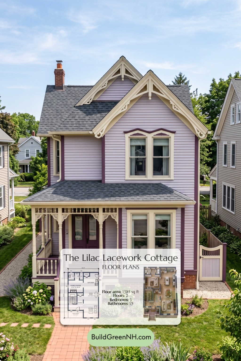Lilac Lacework Cottage Floor Plan