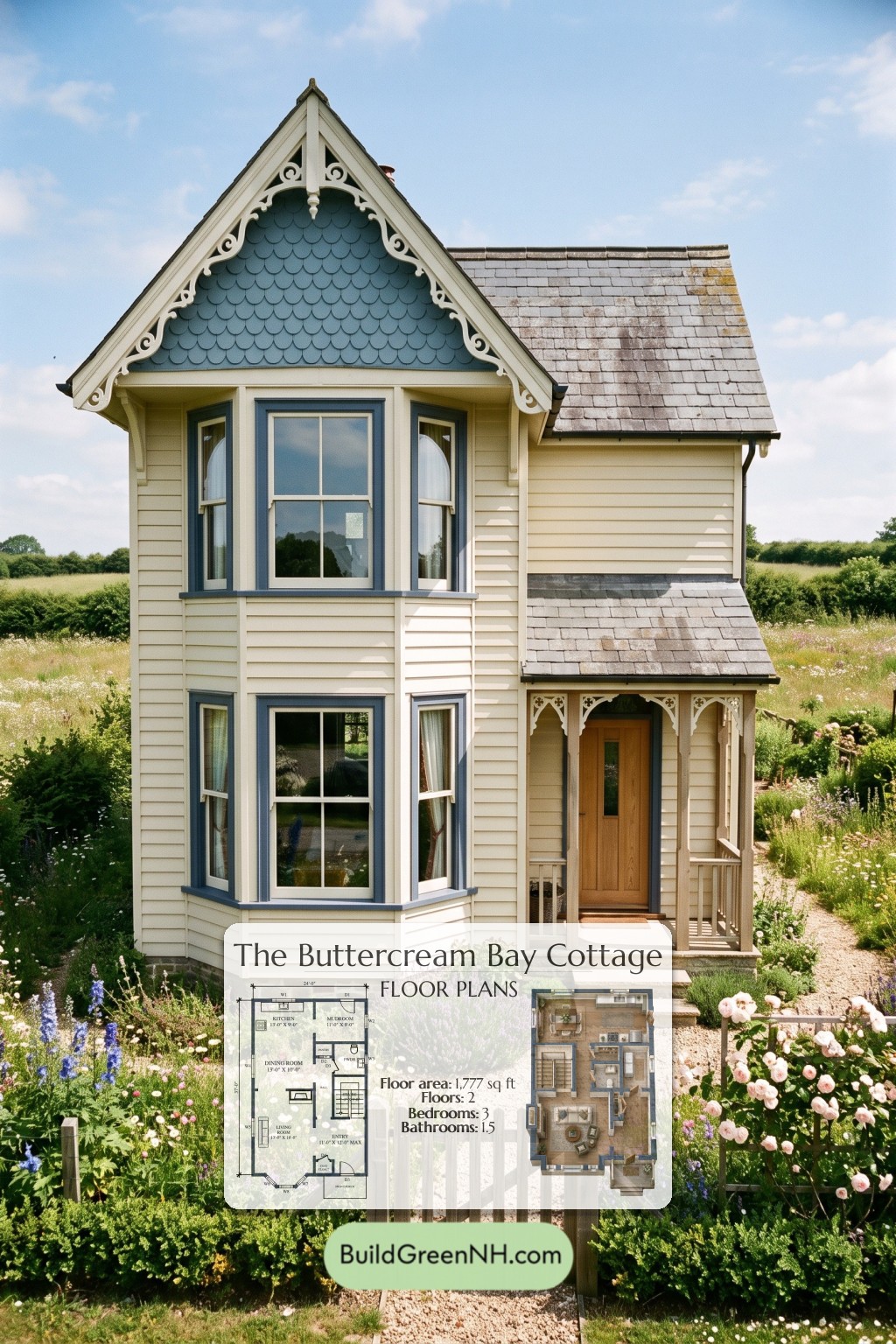 Buttercream Bay Cottage Floor Plan