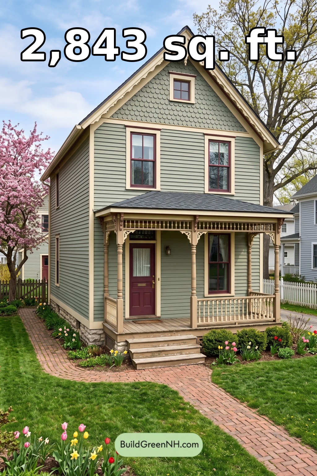 Sage Spindle Cottage Floor Plan