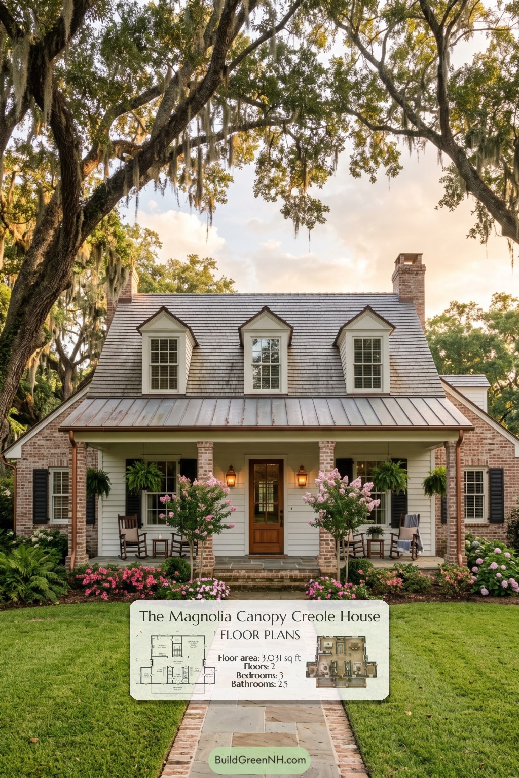 Magnolia Canopy Creole House Floor Plan