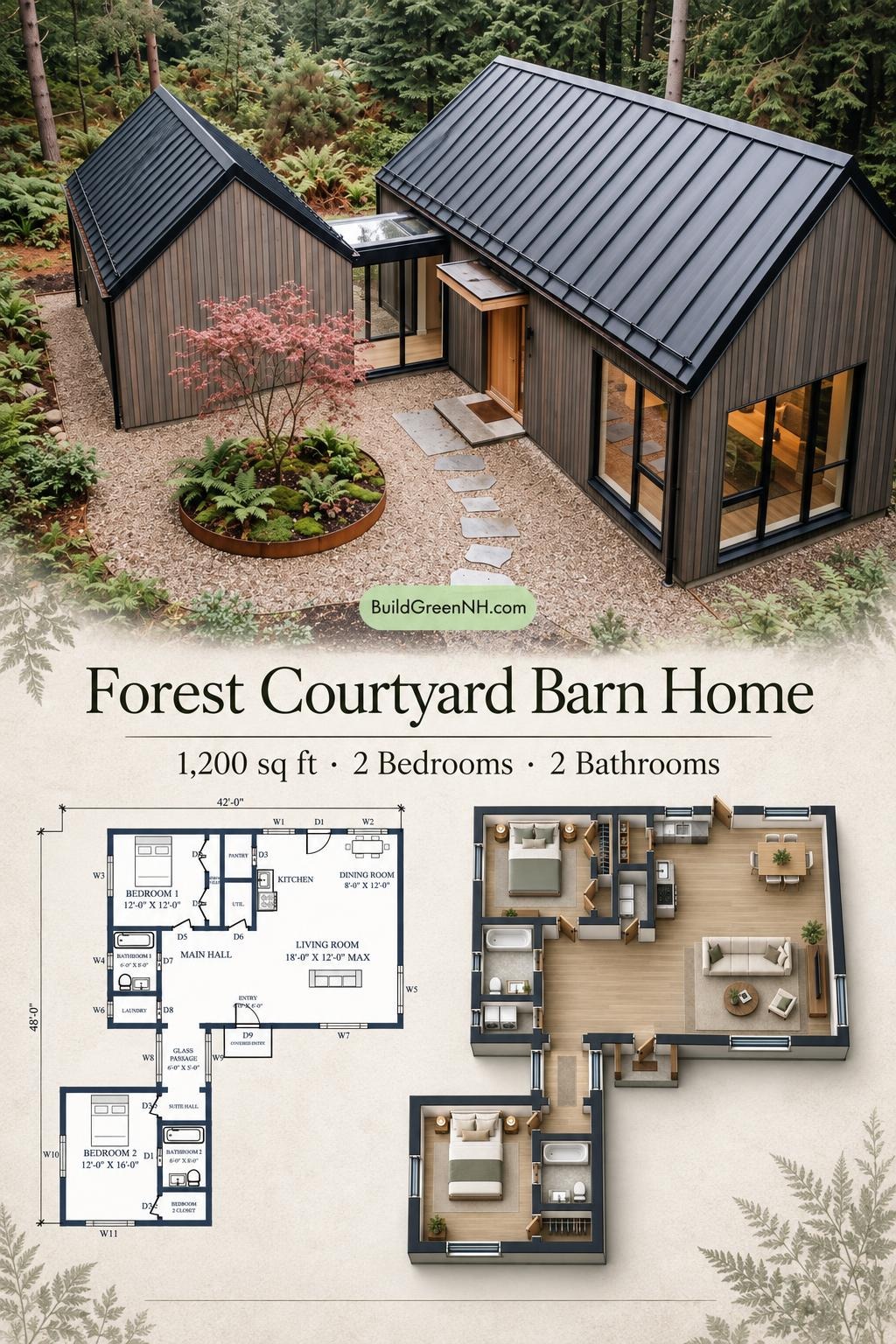 modern barn floor plans