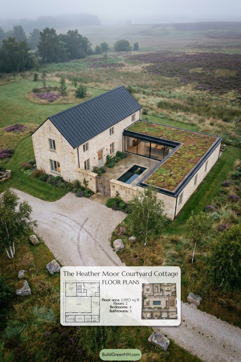 Heather Moor Courtyard Cottage Floor Plan