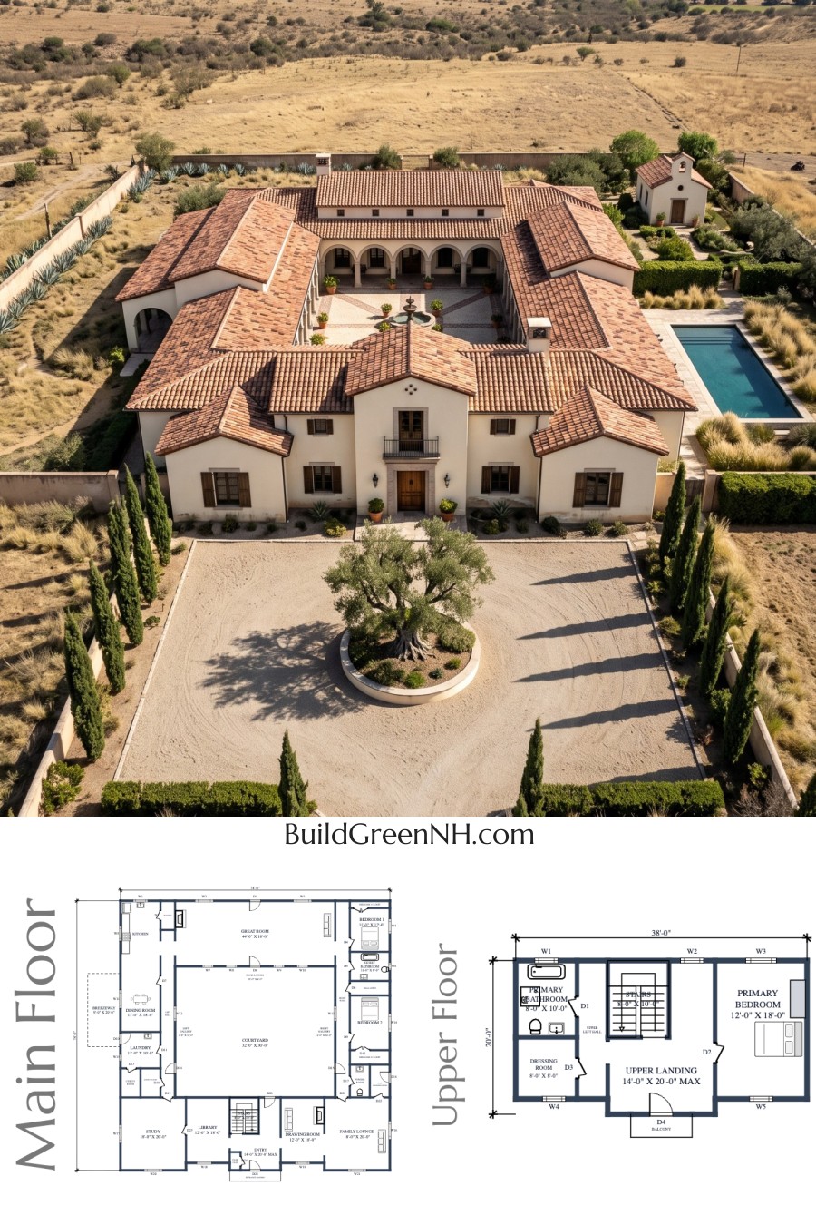 Cypress Chapel Ranch Estate Floor Plan