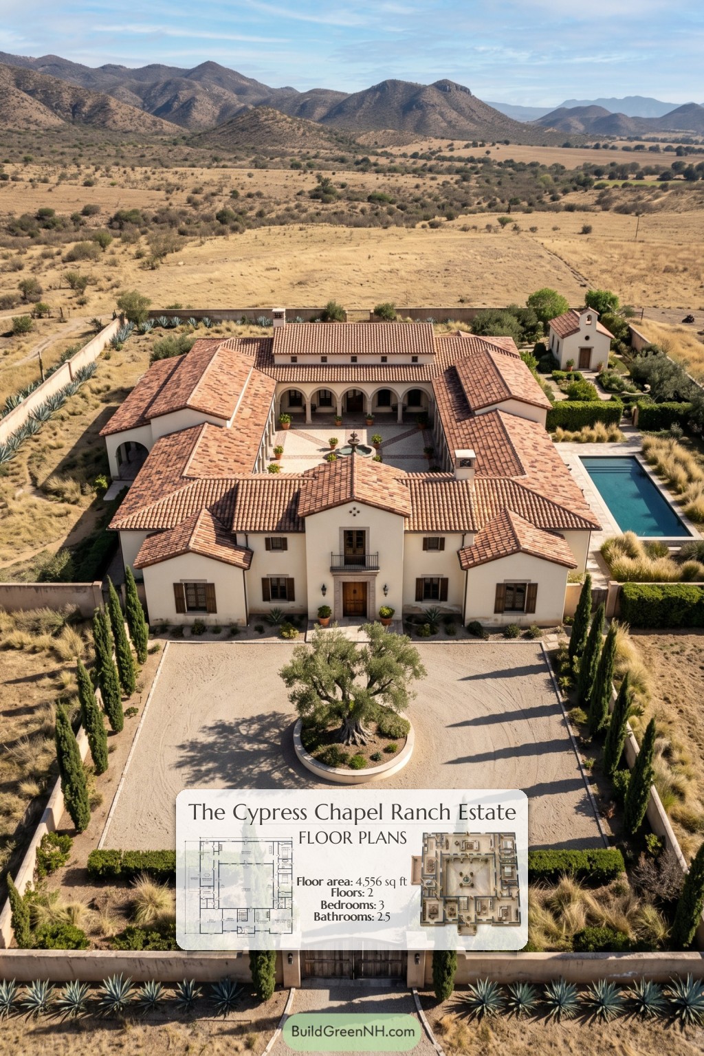 Cypress Chapel Ranch Estate Floor Plan