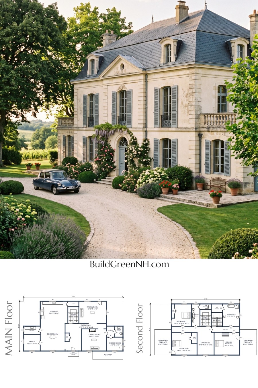 Slate Roof Rose Chateau Floor Plan