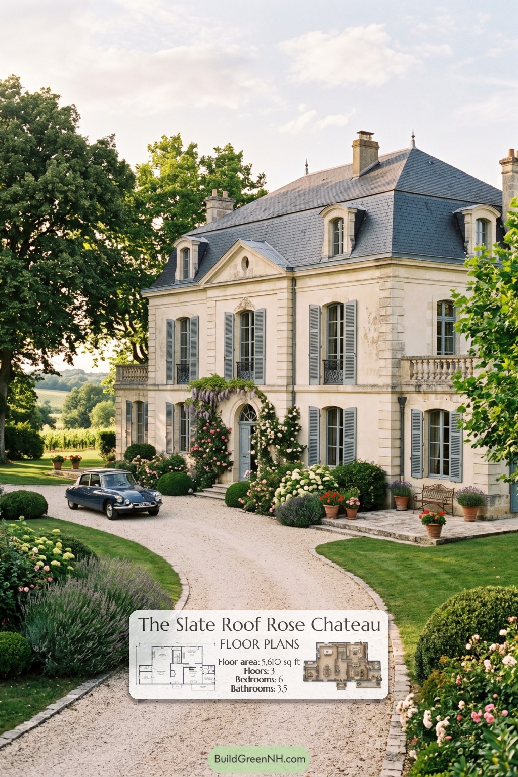 Slate Roof Rose Chateau Floor Plan