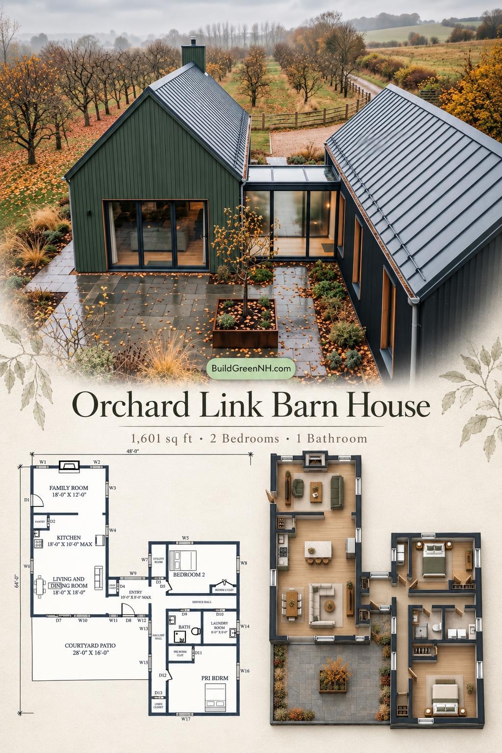 Orchard Link Barn House Floor Plan