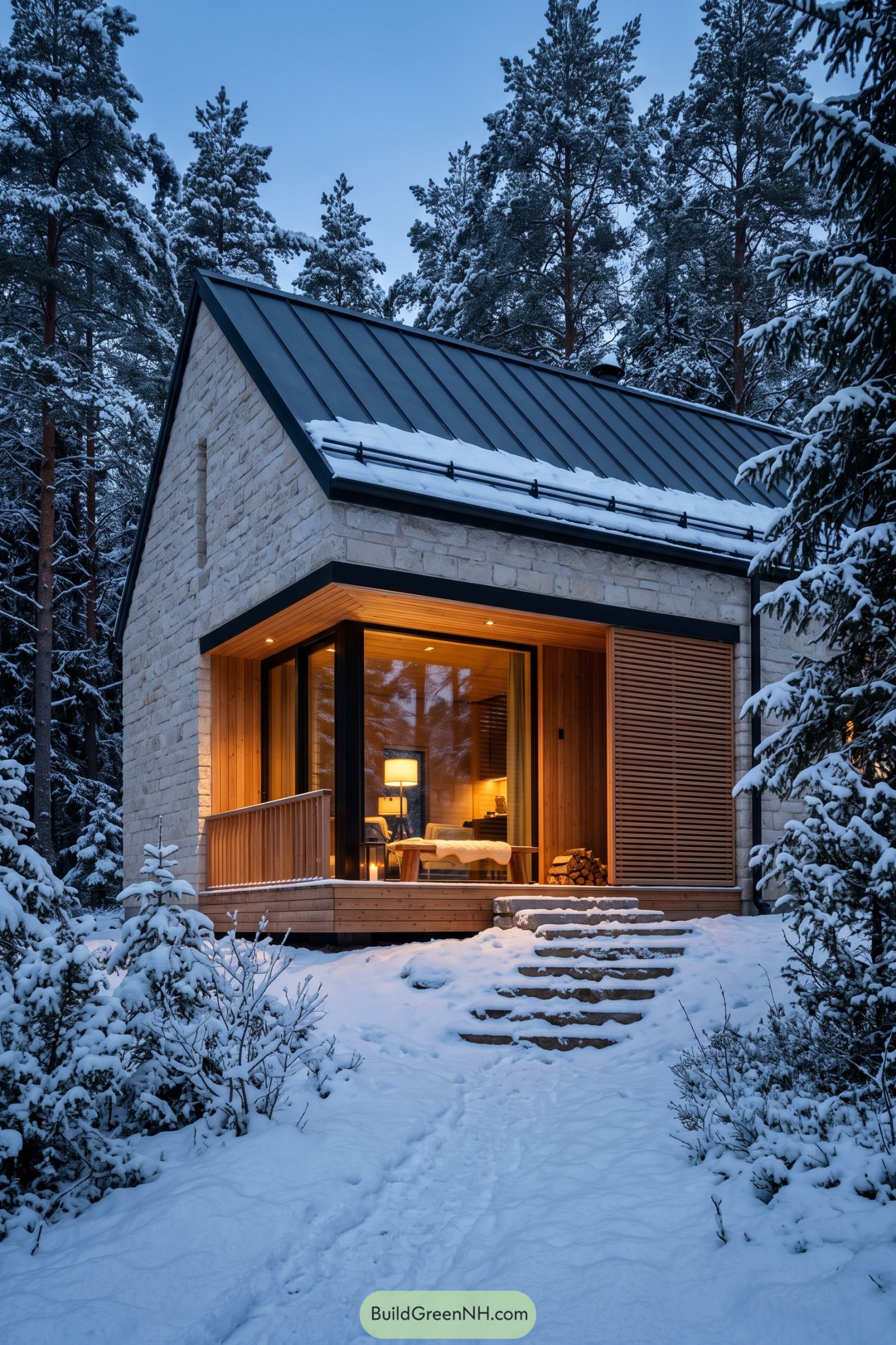 20 Stone and Wood Houses Where Two Materials Do All the Work