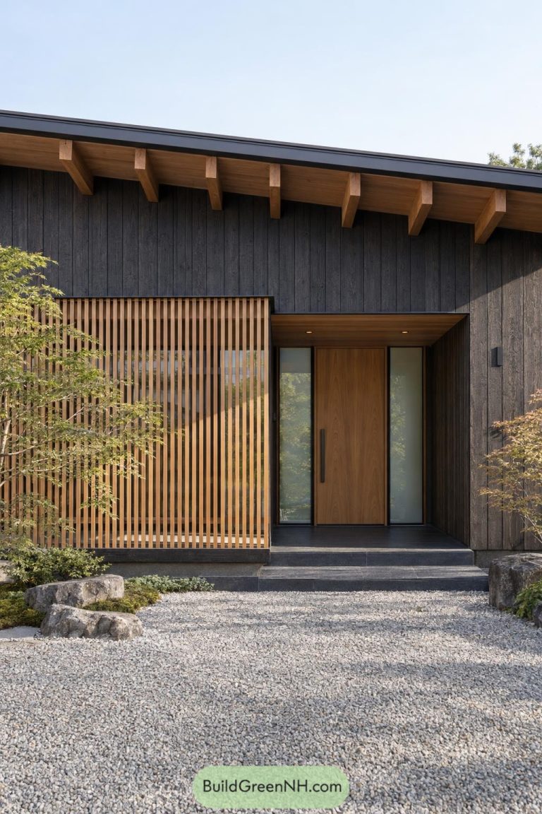 20 Wooden Front Facade Elevation Designs That Turn a Home Into a Forest ...